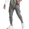 Męskie spodnie Summer Men Sports Casual Spodnie Fitness Cienka luźna Szybka Elastyczna Elastyczna Czarna Black Pants Running Trening Spodnie 230628