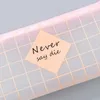 Väskor 20 datorer/parti Kawaii Transparent Lattice Pencil Case For Girl Cute TPU Pen Bag Box Stationery Pouch Office School Supplies