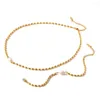 Pendant Necklaces 316L Stainless Steel Fashion Pearl Necklace Natural Chain Single Bracelet