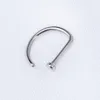 Navel Bell Button Rings 50PCS G23 Labret Curved Barbells Fake Nose Piercing 18G Helix Stud Hoop Earring Septum Ring Wholesale Body Jewelry 230628