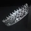 Fermagli per capelli Corona di tiara di cristallo vintage per donna Uomo Spettacolo Prom Diadema Copricapo Ornamenti Accessori per gioielli testa