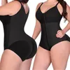 Kvinnors Shapers Nemolemon Shapewear midjetränare Slimming Magkontrollkorsettrem korrigerande underkläder Bulfer Plus Size Bodysuit