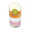 Other Drinkware 3 Oz Mini Dessert Cups Slanted Round Clear Plastic Parfait Appetizer Cup Reusable Serving Bowl For Tasting Party App Dhtas