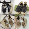 A114 Wedge Platform Femmes Designers Sandales Chaussures Cuirs Véritables Cheville À Lacets Matelasse Espadrille Dames Talon Haut Taille 35-41 avec boîte