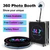 360 Photo Booth Rotazione automatica Selfie Puntelli Wedding Photobooth Operazione intelligente Videocamera a macchina al rallentatore