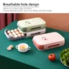 Food Storage Organization Sets Drawer Type Egg Storage Box Refrigerator Box Fresh Keeping Box Dumpling Box Household Eggs Holder Food Storage Kitchen 230628