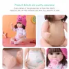 Dolls Dolls 3042cm Reborn Doll LifeLike Born Simulation Animals Baby Girl Minamel Kids Childr