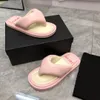 Sandálias de designer plana homens sandália preto espuma areia chinelos homens mulheres slide slides slides sliders rosa