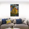 Arte Figurativa em Tela Contes Barbares Aka Primitive Tales Paul Gauguin Paintings Handmade Modern Art Kitchen Room Decor