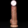 Masaj 9 inç süper güzel gerçekçi silikon yapay penis kadın mastürbator g-spot biseksüel anal fiş yetişkin dildos için büyük