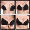 Coussinet d'allaitement Silicone Poitrine Autocollants Push Up Soutien-Gorge Auto-Adhésif Invisible Couverture Sexy Sans Bretelles Pétales 230628