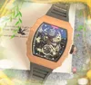Высококачественный корпус из волокна и дерева, мужские часы 43 мм, популярный резиновый многоцветный ремень, деловой кэжуал, импортный кварцевый механизм, военный бутик, студенческие наручные часы