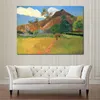 Tahitiaanse Landschap Paul Gauguin Schilderij Landschappen Canvas Art Hand Geschilderd Olie Kunstwerk Modern Home Decor