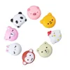 20 peças adorável animal porco coelho panda macaco componentes de resina artesanato arco de cabelo cabochões com parte traseira lisa scrapbooking acessórios diy embel2803248