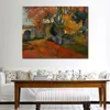 Figura su tela Women Lane ad Alchamps Arles Paul Gauguin Dipinti fatti a mano Modern Artwork House Decor