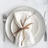 Table Napkin High Quality 100% Pure Linen Napkins Restaurant Wedding Dinner Cloth Classical Custom Home Napkin serviette de table mariage 230628