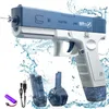 Sand Play Water Fun Summer Electric Glock Water Gun Water Storage Automatic Shooting Water Beach Outdoor Toys for Boys And Girls 230629