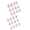 Faux ongles couverture complète ongles manucure détachable mode ballerine pour femme fille