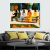High Quality Reproductions of Paul Gauguin Paintings Ta Matete Handmade Canvas Art Contemporary Living Room Decor