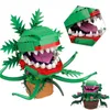 Blocs Mini Chomper fleur blocs de construction homme mangeur plantes Pet vert jouets pour enfants anniversaire noël Gfits R230629