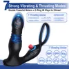 Metoy Prostate Massager Anal Vibrator Thrustring Vibraging 7 режимов с петухом кольцом P Sport для мужчин мужчина