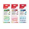 Markers Monami Color Twin Brush Aquarel Brush Pen Dubbele kop Art Markers Schetsen Schilderen Brush Lettering 04038