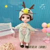 Dolls BJD 16cm Dimple Smile Doll 13 Movable Joints Clothes Suit Accessories Girl Gift Toy Mini OB11 Multicolor Hair 12 Zodiac Signs 230629