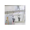 Hooks Rails rostfritt stål Praktiskt form kök räcke hängande krok låshållare för hängande kläder handväska kd1 droppe doliv dh7cv