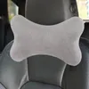 Car Seat Covers Headrest Pillow 2pcs 3D Fit Memory Foam Neck Support Multipurpose Travel Sleeping For Long