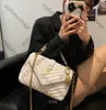 Sacs de créateurs Femmes de qualité supérieure Goldern Chain Crossbody Sac à bandoulière Enveloppe Sacs à main de luxe COLLEGE sac à main en cuir matelassé Dhgate Stylishyslbags