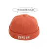 Casquettes Chapeaux Bébé Docker Cap Brimless Beanie Chapeau Été Mince Enfants Garçons Filles Melon Vintage Lettre Réglable Enfants Propriétaire 230628