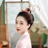 Grampos de cabelo estilo chinês casamento nupcial cocar de cristal coroa com pente acessórios senhoras banquete mostrar clipe