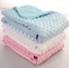 Baby Erbsendecke 100*70 cm Sofa Decke Kinder weiche Schaumstoffdecke werfen Teppiche Schlafsack DA334