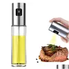 Köksredskap olivolja sprayer mat klass glasflaskdispenser för grillas sallad kök bakstek stek stek 100 ml jk2005kd dro dhrlm