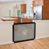 Cat Carriers Dog Door Gate Mesh Baby Stairs Safety 39 31in Gates For Easy Walk-Thru Doorways And