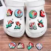 Sea Princess Shoe Charms PVC Accessories Diy Shoe Decoration For Croces Jibz Kids X-Mas Gifts