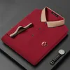 Heren polo's Koreaanse stijl mode polo T-shirt korte mouwen geborduurd overhemd 230629