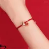 Charm-Armbänder, Ratten, rotes Seil-Armband für Frauen und Mädchen, Wunschschmuck, Party, Geburtstag, Armreif, Weihnachtsschmuck, Weihnachtsgeschenk-Zubehör