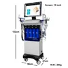 Cilt Analiz Cihazı ile Hydra Oksijenli Yüz Makinesi Hidro Yüz Makinesi Mikrodermabrazyon Güzellik Ekipmanları SPA Salonu Ticari