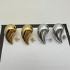 Orecchini in argento di nuova concezione Orecchini con ciondolo a forma di orecchio Orecchini in rame placcato oro Orecchini da donna Gioielli firmati Evc005