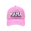 Visiere Mama Lettera Mini Protezione solare regolabile Berretto da baseball Primavera Estate Ombra Donna Bambino Cappello papà 230627