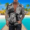 Men s Dress Shirts Shirt Summer Hawaiian Floral Graphic Prints Casual Holiday Short Sleeve Button Down Print Clothing Boho Streetwear 230629