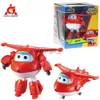 Minifig Super Wings 5 дюймов Трансформация Джетт Тино из робота в деформацию самолета Аниме Фигурки Детские игрушки Подарок на день рождения J230629