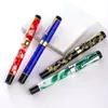 Stylos Jinhao 100 Centennial Resin Fountain Pen Fine Fine Nib Golden Clip Business Office Pen pour Option Grad Business Box Box