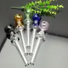 Fabricação de cachimbos de vidro Cachimbos de narguilé soprados à mão Pote reto de vidro bolha grande