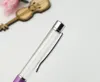 Stylos argent en argent porte-stylo bricolage fait en cristal coloré à la bouée stylo créativité métal métal vide stylo d'anniversaire de la couleur d'anniversaire facultatif en gros