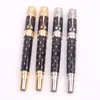 Pens Limited Edition Elizabeth Fountain Pen 4810 M NIB Luksusowe metalowe złotą piłkę w rolce do pisania zestawu podarunkowego Materiały stacjonarne