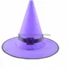 Шляпы для вечеринок Хэллоуин украшения Шляпа ведьмы Маскарад Волшебник Шпиль Костюм Аксессуар Косплей Необычные платья Декор Jk1909 Drop Доставка H Dh3Oz
