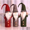 Kerstversiering Kabouters Wijnfles Er Handgemaakte Zweedse Tomte Kerstman Toppers Tassen Vakantiehuis Jk2010Xb Drop Delivery Gard Dhxg0