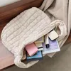 حقائب السهرة 2023 الاتجاه الشتوي Eiderdown Crossbody للنساء مصمم حقيبة يد السفر المتسوق اليد بو الجلود بلون أنثى Bolsas